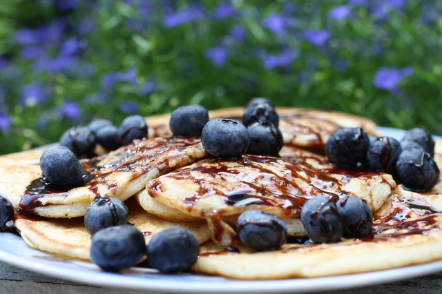 Glutenfria amerikanska pannkakor