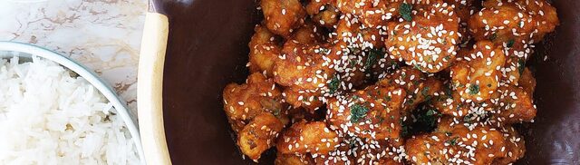 Koreansk friterad kyckling