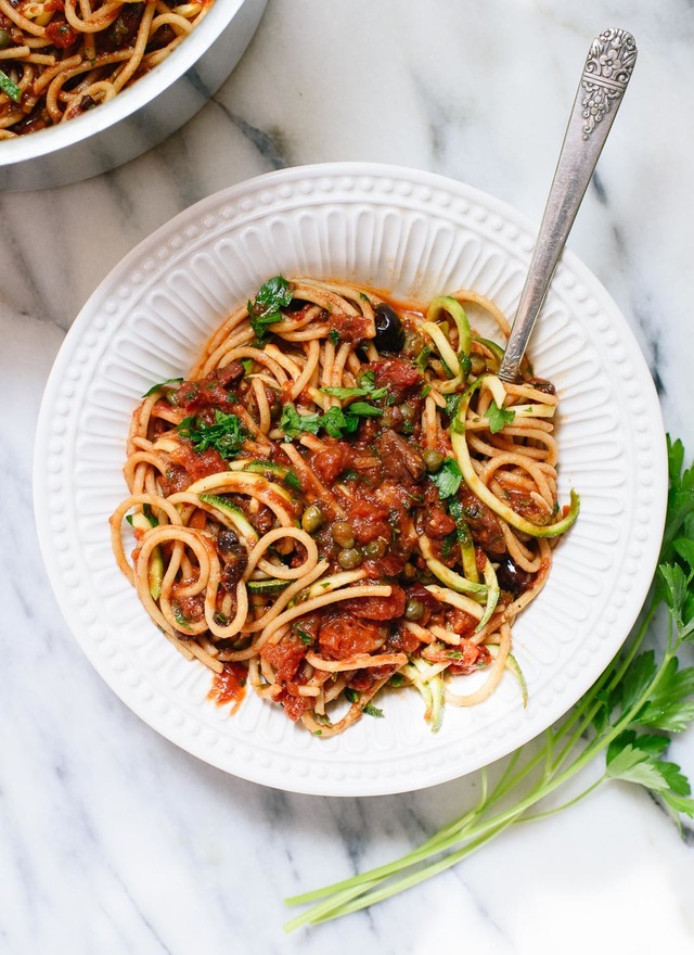 Vegan Spaghetti alla Puttanesca