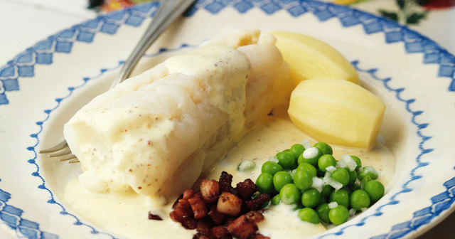 Lutfisk med lutfisksås | Recept från Köket.se