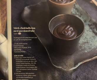 Mörk chokladkräm