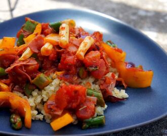 Bulgur med ratatouille