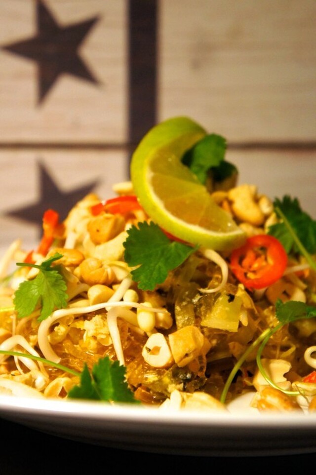 Pad Thai med cashewnötter