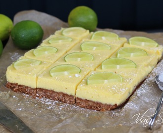 {Key lime pie bars}