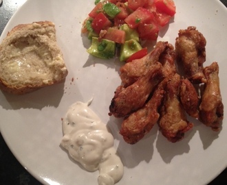 Ugnsbakade buffalo chicken wings