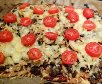 Fredagsmys med LCHF-pizza :)