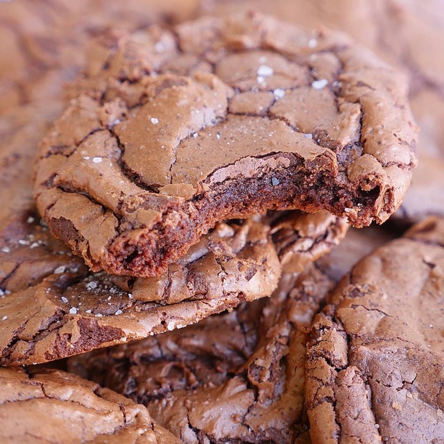 Kladdiga brownie cookies