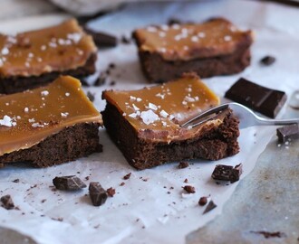 Caramel brownie