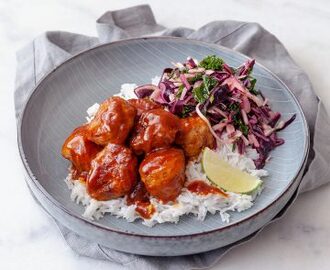 Koreanska kycklingköttbullar