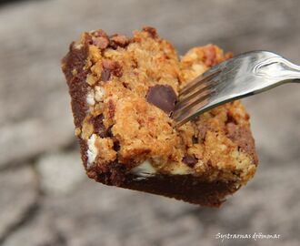 Cookie dough brownie