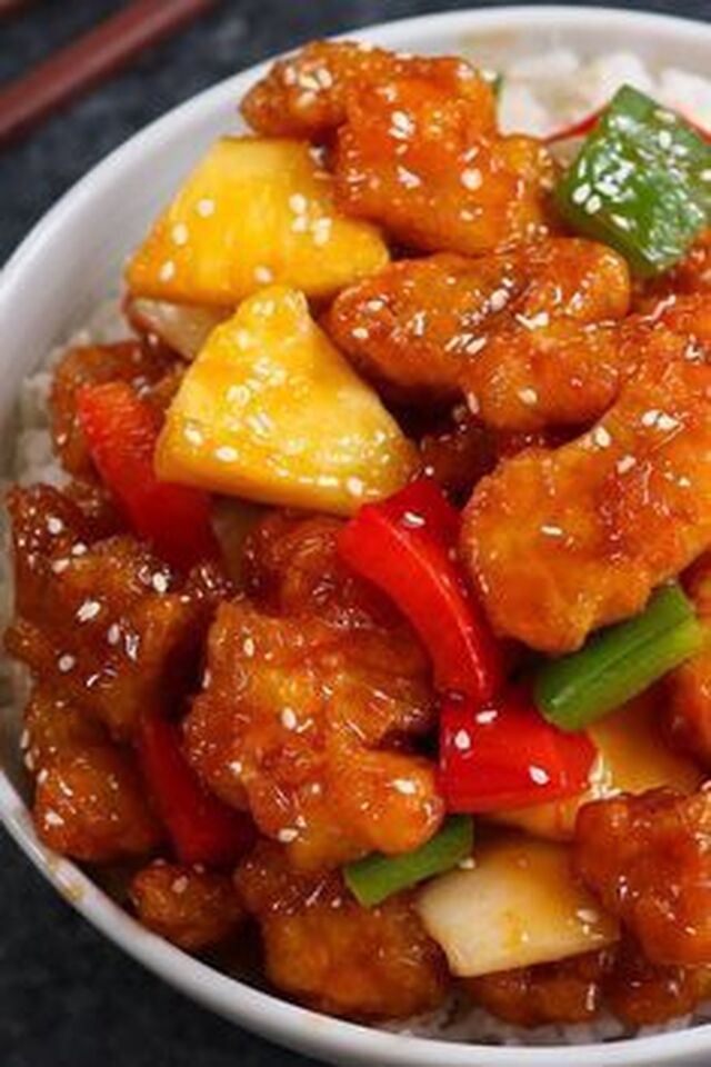 Easy Sweet and Sour Chicken Chinese food recipe #chinesefoodrecipes #chinese #chinesefood #dinner #dinnerrec… | Easy chinese recipes, Homemade chinese food, Recipes