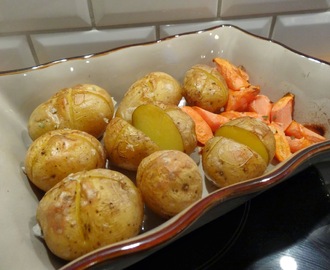 Bakad potatis i miniformat - middagstips