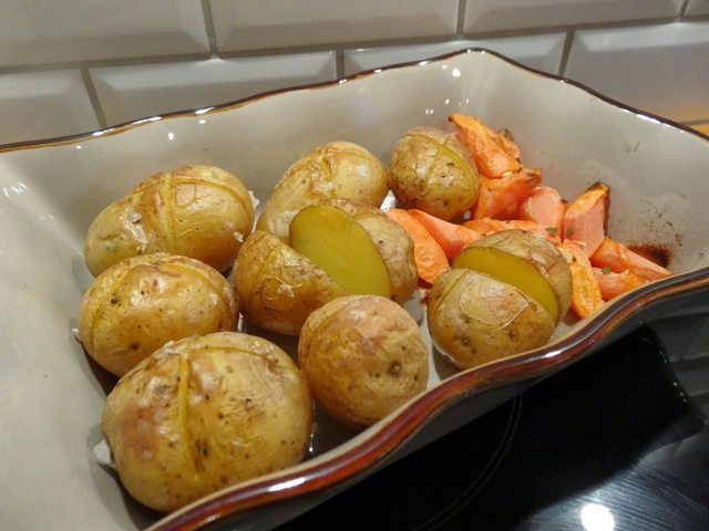 Bakad potatis i miniformat - middagstips