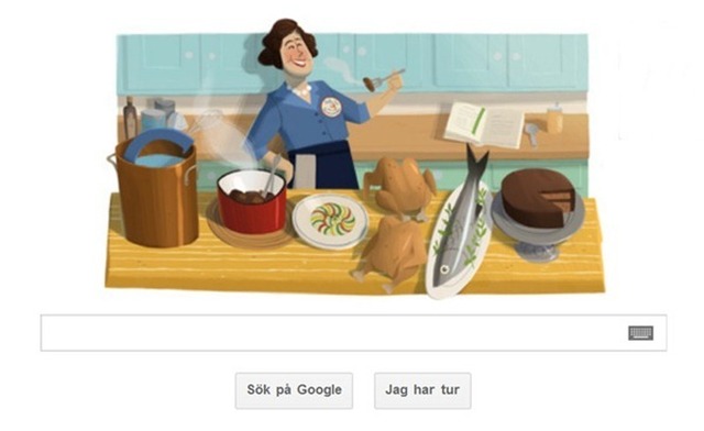 Dagens Google Doodle: Julia Child 100 år