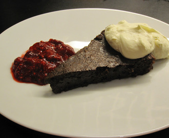 Lchf Kladdkaka med mintsmak -Recept