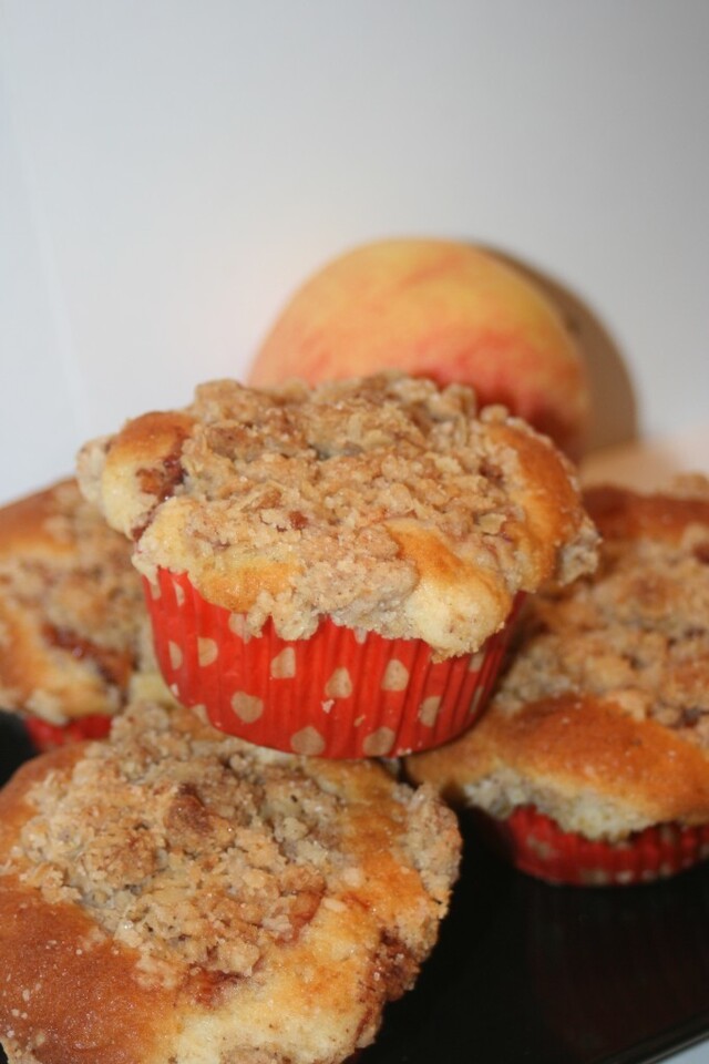 ”Äppelpajsmuffins” – äppelmuffins med havresmuldeg