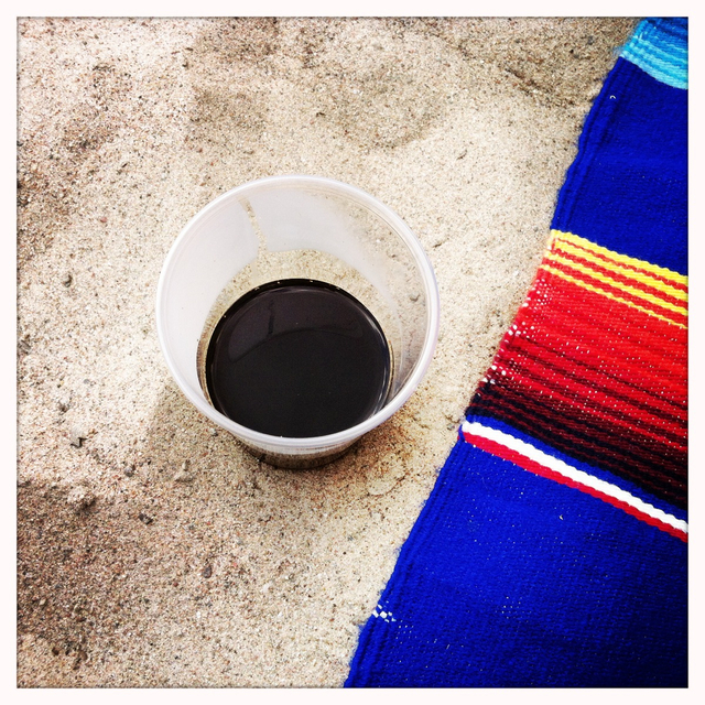 Kaffe on the beach