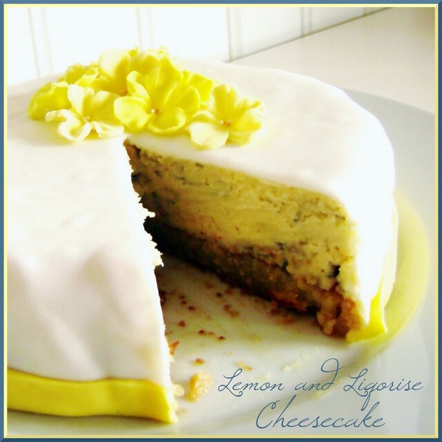 Lemon and Liquorice Cheesecake