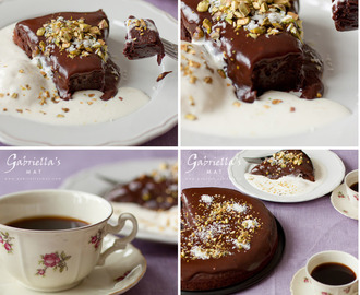 Chokladkaka med Kaffe, Pistage & Kokos – Chocolate Cake with Coffee, Pistachios & Coconut