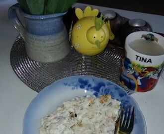 Godaste påskfrukosten - räktårta!