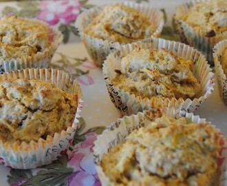 Sconesmuffins med morot och äpple