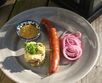 Lammkorv med parmesan och soltorkade tomater