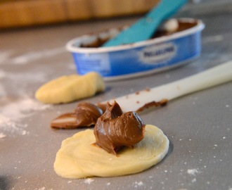 Vetebullar med chokladfyllning