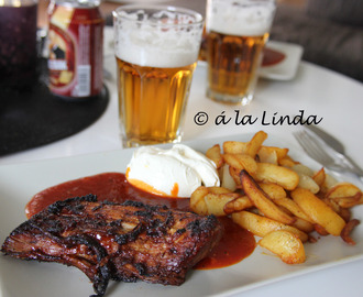 Sticky Ribs & whiskey-BBQ-sås