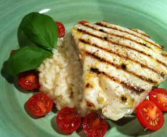 Risotto med grillad tonfisk