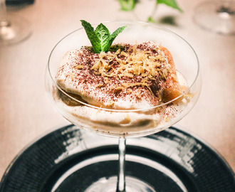 Citrontiramisu med mynta