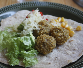 Falafel på gula ärtor