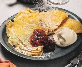 Klassiska veganska pannkakor