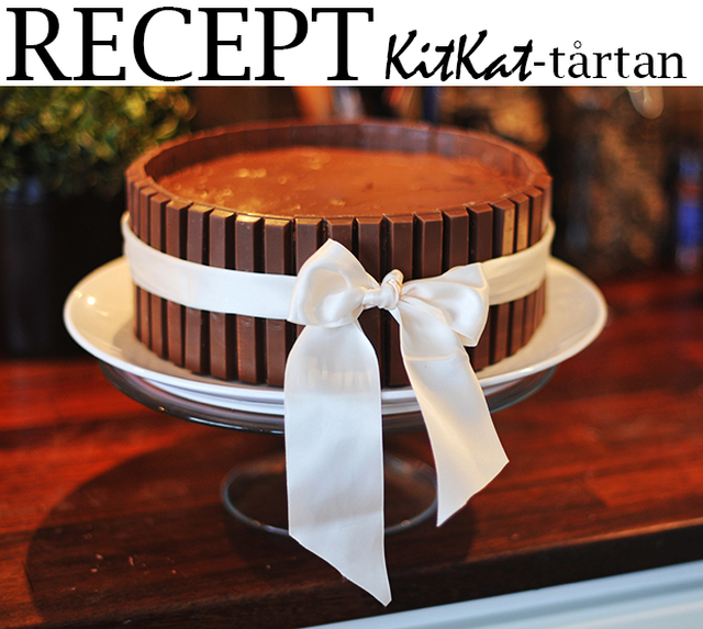 Recept Kitkat-tårtan