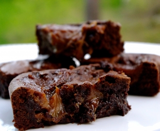 Brownie med Dulce de Leche