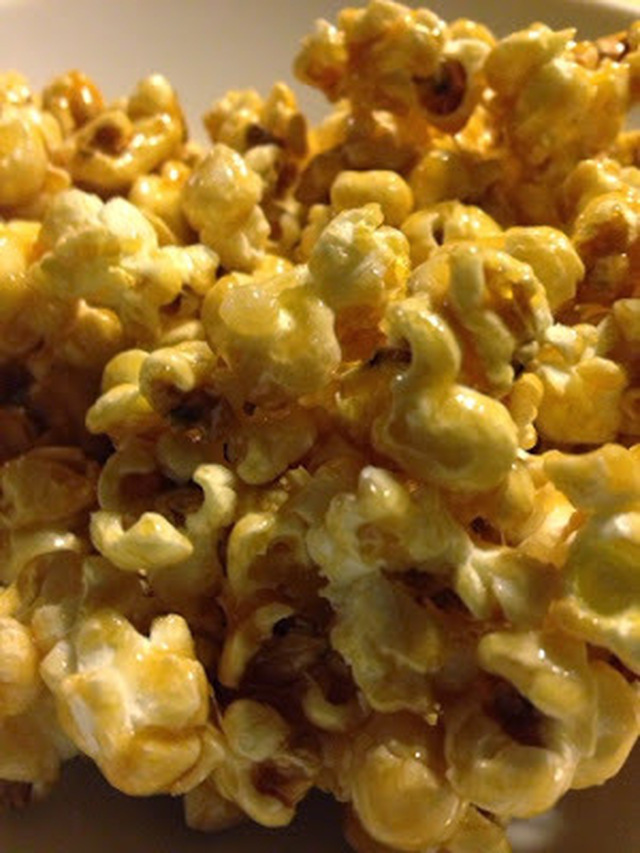 Karamelliserade popcorn
