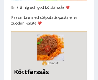 Krämig Köttfärssås