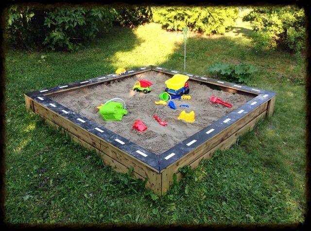 Sandlåda | Sandlåda | Pinterest | Backyard, Playground and Kids outdoor play