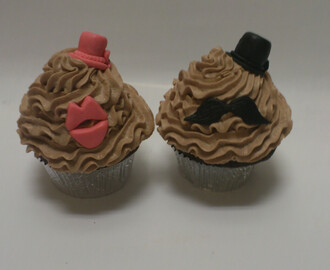 Cupcake par i "top hats"