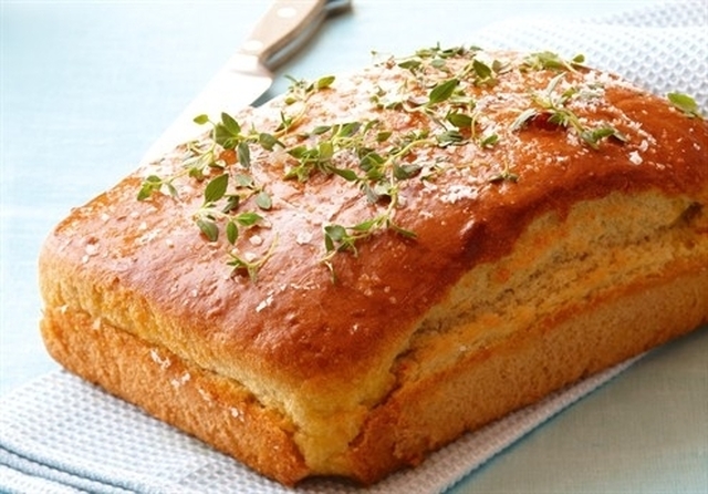 Foccacia bakad med cottage cheese