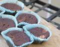 Bananmuffins med choklad och apelsin