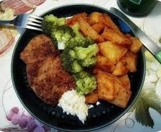 KOTLET CHIMICHURRI MED POTATIS OCH BROCCOLI