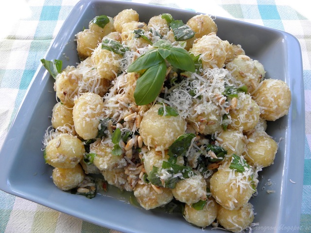 Potatissallad med smak av Italien