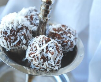 Chokladbollar med kokosolja
