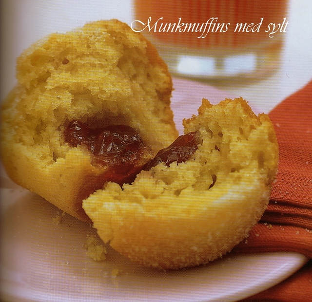 Munkmuffins med sylt