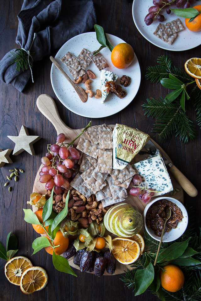 A Holiday Cheese Board with Homemade Fig and Orange Marmalade + Spicy Nuts