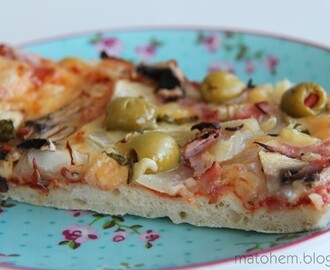Pan pizza med GI-botten