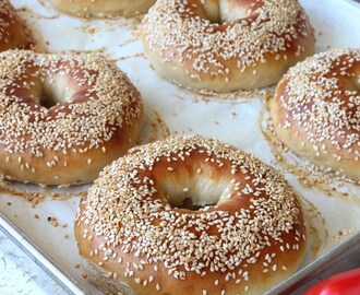 Enkla bagels