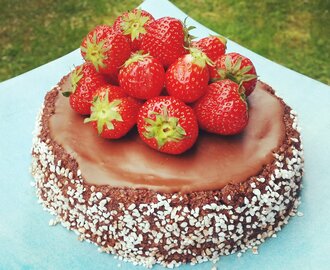 Glutenfri chokladbollstårta på chokladbollens dag