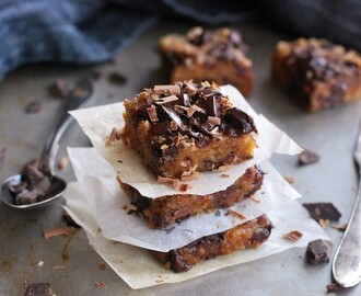 Veganska Blondies, utan tillsatt socker