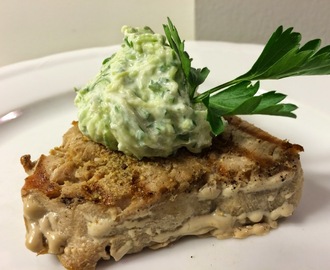 Grillad tonfisk med Hellis Tzatziki, 4 port